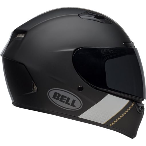 Bell Qualifier DLX MIPS Motorcycle Full Face Helmet Vitesse Matte/Gloss Black/White