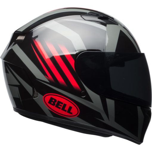 Bell Qualifier Motorcycle Full Face Helmet Blaze Gloss Black/Red/Titanium