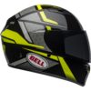 Stock image of Bell Qualifier Motorcycle Full Face Helmet Flare Gloss Black/Hi-Viz product