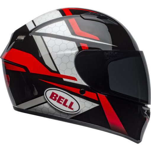 Bell Qualifier Motorcycle Full Face Helmet Flare Gloss Black/Red