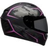Stock image of Bell Qualifier Motorcycle Full Face Helmet Stealth Camo Matte Black/Pink product
