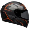 Stock image of Bell Qualifier Motorcycle Full Face Helmet Stealth Camo Matte Black/Red product