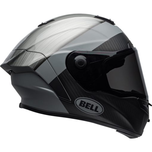 Bell Race Star Flex Motorcycle Full Face Helmet Surge Matte/Gloss Brushed Metal/Grey