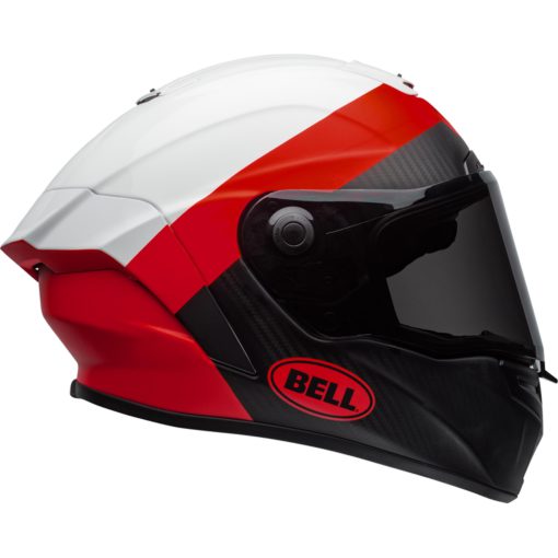 Bell Race Star Flex Motorcycle Full Face Helmet Surge Matte/Gloss White/Red