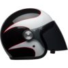 Stock image of Bell Riot Motorcycle Open Face and 3/4 Helmet Boost Gloss White/Black/Red product