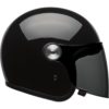 Stock image of Bell Riot Motorcycle Open Face and 3/4 Helmet Gloss Black product