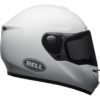 Stock image of Bell SRT Motorcycle Full Face Helmet Gloss White product