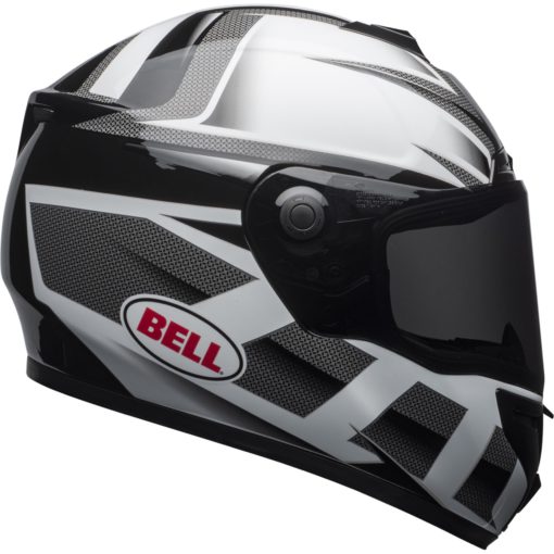 Bell SRT Motorcycle Full Face Helmet Predator Gloss White/Black