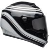 Stock image of Bell SRT Motorcycle Full Face Helmet Vestige Gloss White/Black product