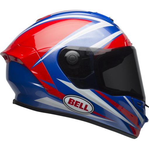 Bell Star MIPS Motorcycle Full Face Helmet Torsion Gloss Red/Blue