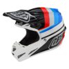 Stock image of Troy Lee Designs SE4 COMPOSITE HELMET W/MIPS MIRAGE WHITE / BLACK product