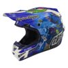 Stock image of Troy Lee Designs SE4 COMPOSITE HELMET W/MIPS MALCOLM SMITH BLUE product