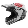 Stock image of Troy Lee Designs SE4 COMPOSITE HELMET W/MIPS SKULLY WHITE / BLACK product