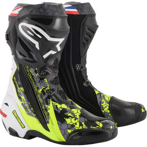 Alpinestars Limited Edition Crutchlow Supertech R Boots Motorcycle Street Boots
