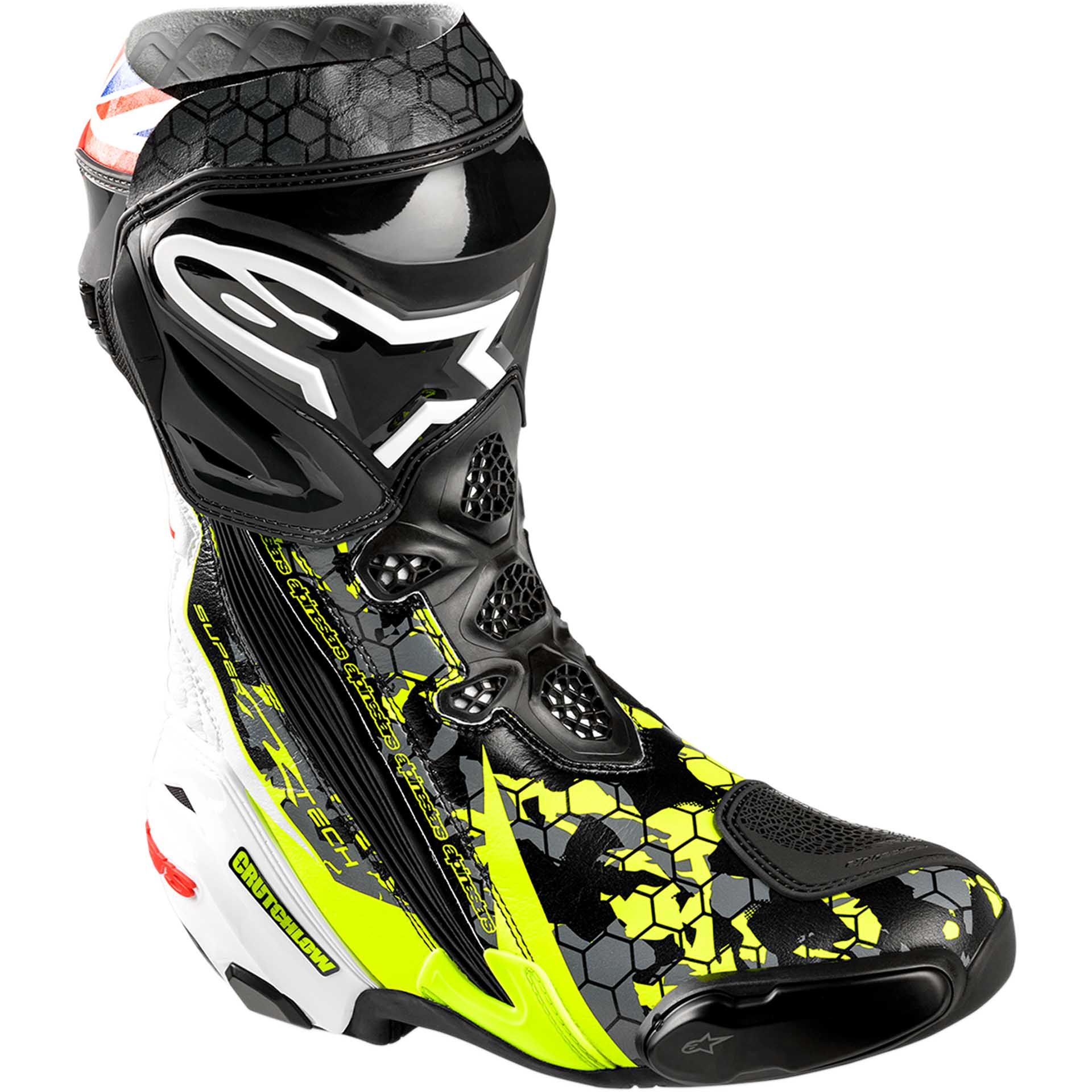 Alpinestars Limited Edition Crutchlow Supertech R Boots Motorcycle