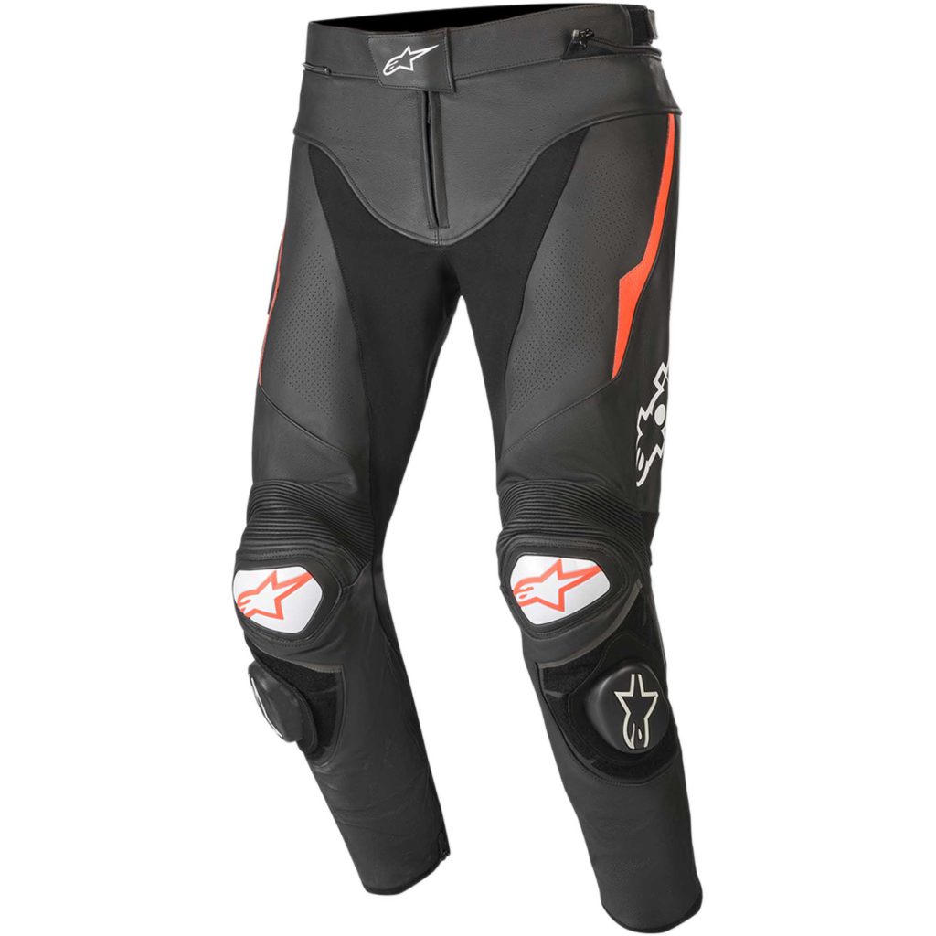 Alpinestars Track V2 Leather Pants Motorcycle Riding Pants – Richmond 