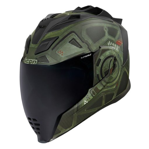Icon Motorcycle Airflite Blockchain Helmet