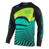 Stock image of Troy Lee Designs Youth GP Air Jersey Drift Black / Turquoise product