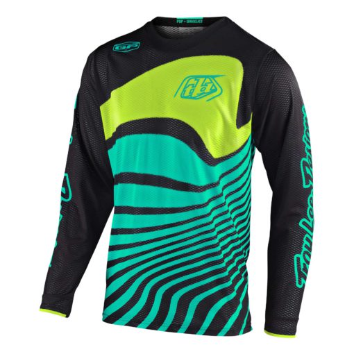 Troy Lee Designs Youth GP Air Jersey Drift Black / Turquoise