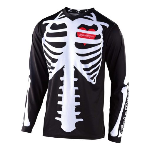Troy Lee Designs Youth GP Jersey Skully Black / White