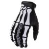 Stock image of Troy Lee Designs Youth Air Glove Skully Black / White product