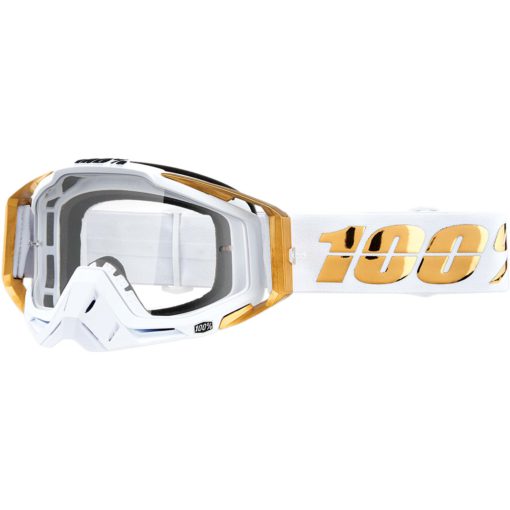 100% Racecraft Goggles — Clear Lens