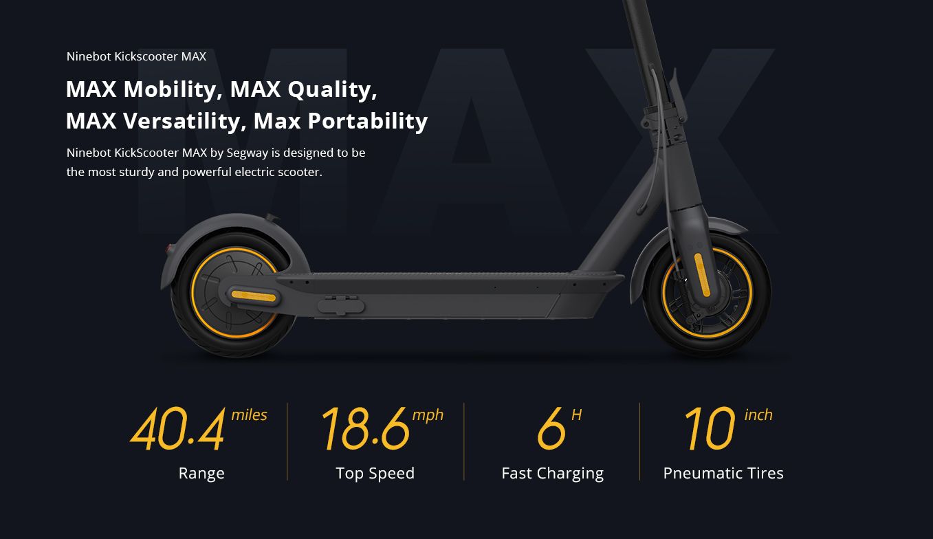 Segway Ninebot KickScooter MAX G30P Electric Scooter