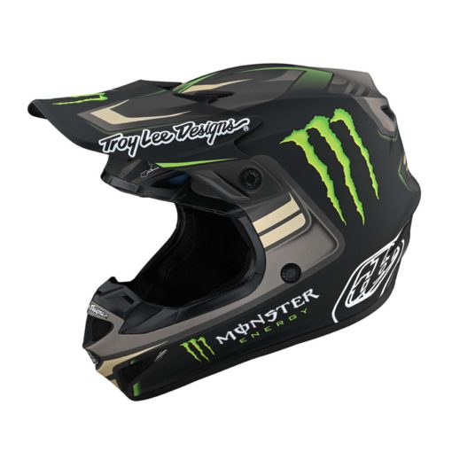 Troy Lee Designs SE4 Polyacrylite Flash Monster Limited Edition Off Road Helmet