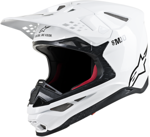 ALPINESTARS Motocross Supertech M10 Helmet – MIPS – White Glossy