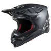 Stock image of Alpinestars Motocross Supertech M8 Helmet - MIPS - Matte Black product