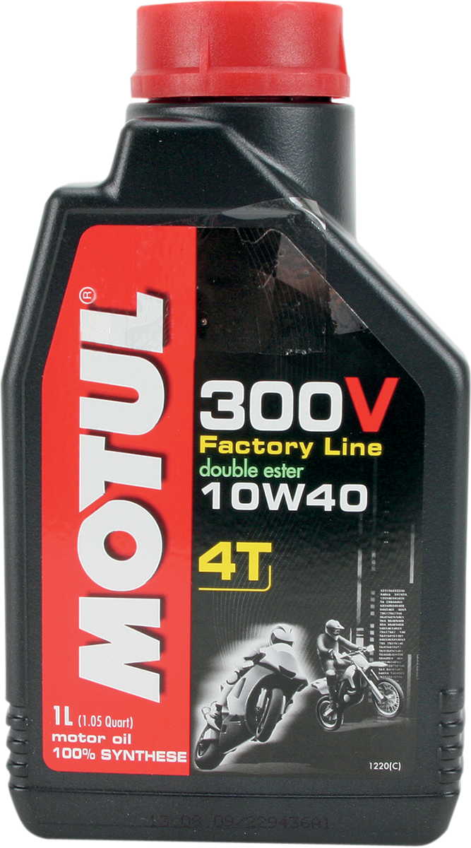 MOTUL 300V Synthestic Ester Oil – 10W-40 – 1 liter