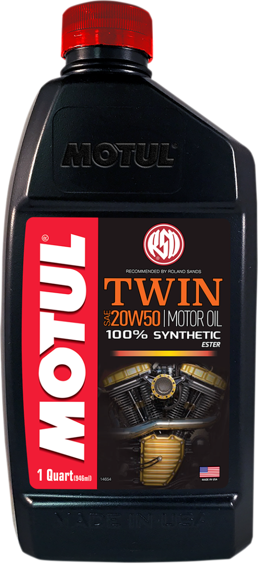 MOTUL V-Twin Synthetic Oil – 20W-50 – 1 quart