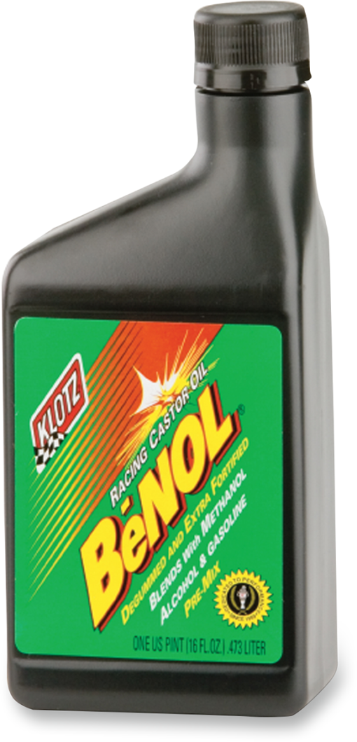 KLOTZ OIL BeNOL® Racing 2-Stroke Pre-Mix Castor Oil – 1 pint