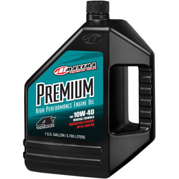 MAXIMA RACING OIL Premium High Performance Mineral 4T Engine Oil – 10W40 – 1 gallon