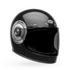 Stock image of Bell Bullitt Motorcycle Cruiser Helmet Bolt Gloss Black/White product