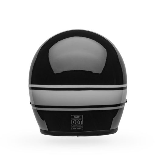 Bell Custom 500 Motorcycle Cruiser Helmet Streak Gloss Black/White ...