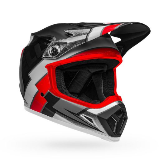 Bell MX-9 MIPS Motorcycle Dirt Helmet Twitch Replica Matte Black/Red/White