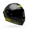 Stock image of Bell Race Star Flex DLX Motorcycle Street Helmet Velocity Matte/Gloss Black/Hi-Viz product