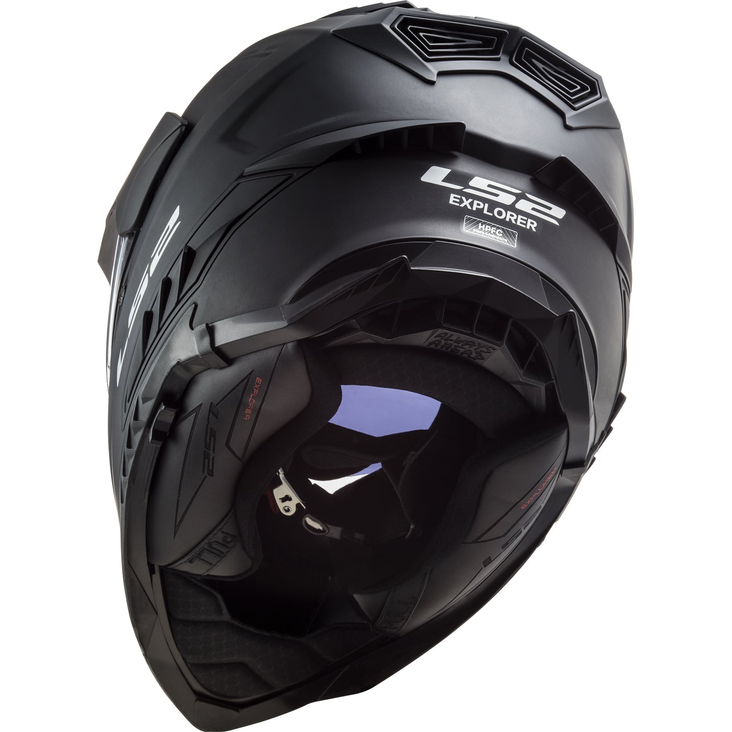 LS2 Helmets Explorer C Solid Motorcycle Dual Sport Helmet – Richmond Honda  House