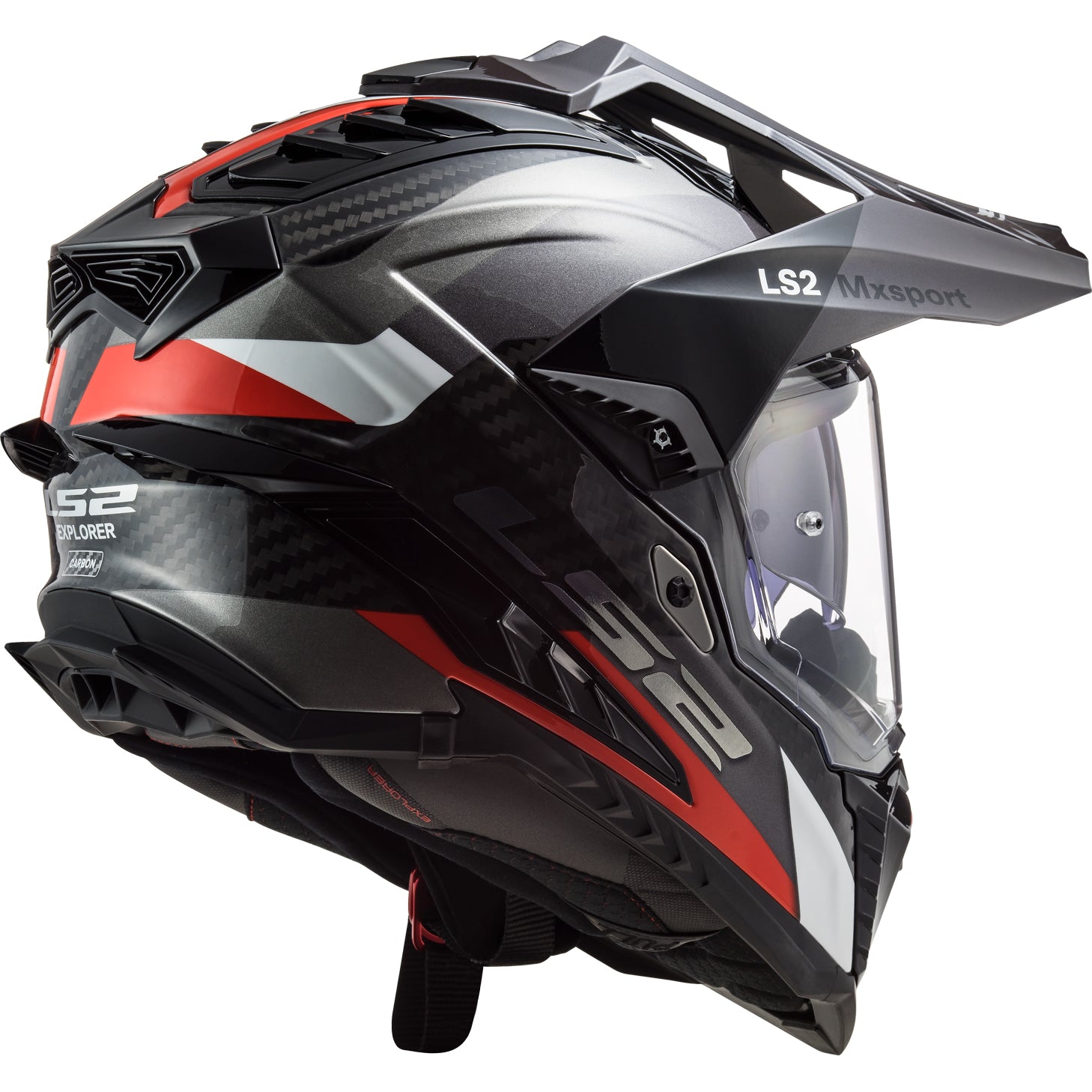 LS2 Helmets Explorer C Frontier Motorcycle Dual Sport Helmet – Richmond  Honda House
