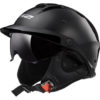 Stock image of LS2 Helmets Rebellion Solid Motorcycle Half Helmet product