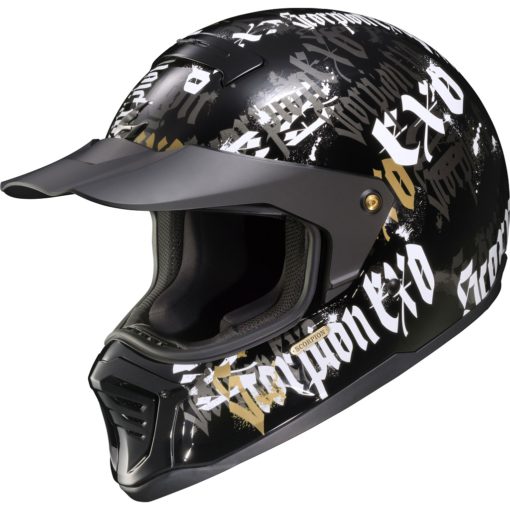 SCORPION EXO-HX1 Full-Face BlackLetter Helmet