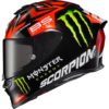 Stock image of SCORPION EXO EXO-R1 Air Full Face Quartararo Monster Replica Helmet product