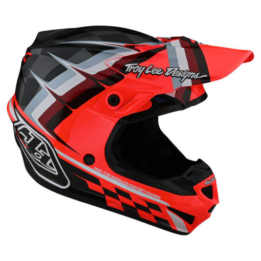 Troy Lee Designs Youth SE4 Warped Helmet on sale now