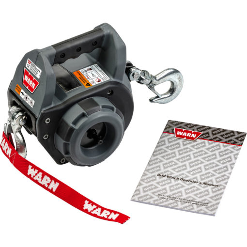 Warn Drill Winch – 750lb Steel Rope