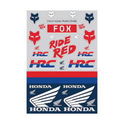 Fox Racing Honda Track Sticker Pack