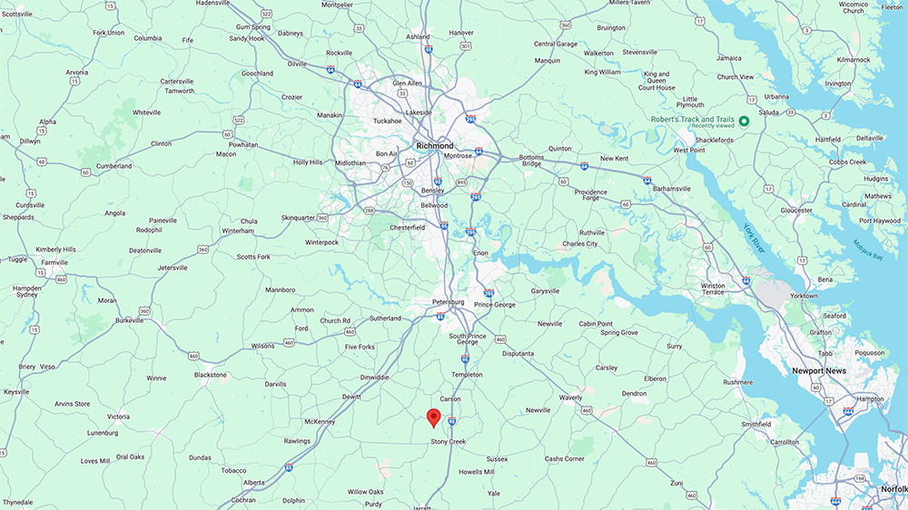 Google Map Location of Shands Park